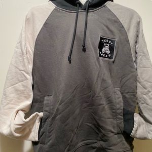 Teddy Fresh pullover hoodie. Gray tones. XS.